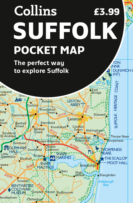 Suffolk Pocket Map: The perfect way to explore the Suffolk | 