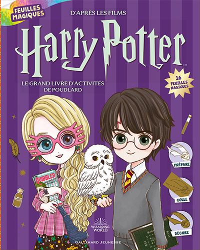 grand livre d'activités de Poudlard : d'après les films Harry Potter : feuilles magiques (Le) | Meadowsweet, Jasper