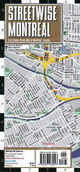 Streetwise Montréal Map N.éd | collectif