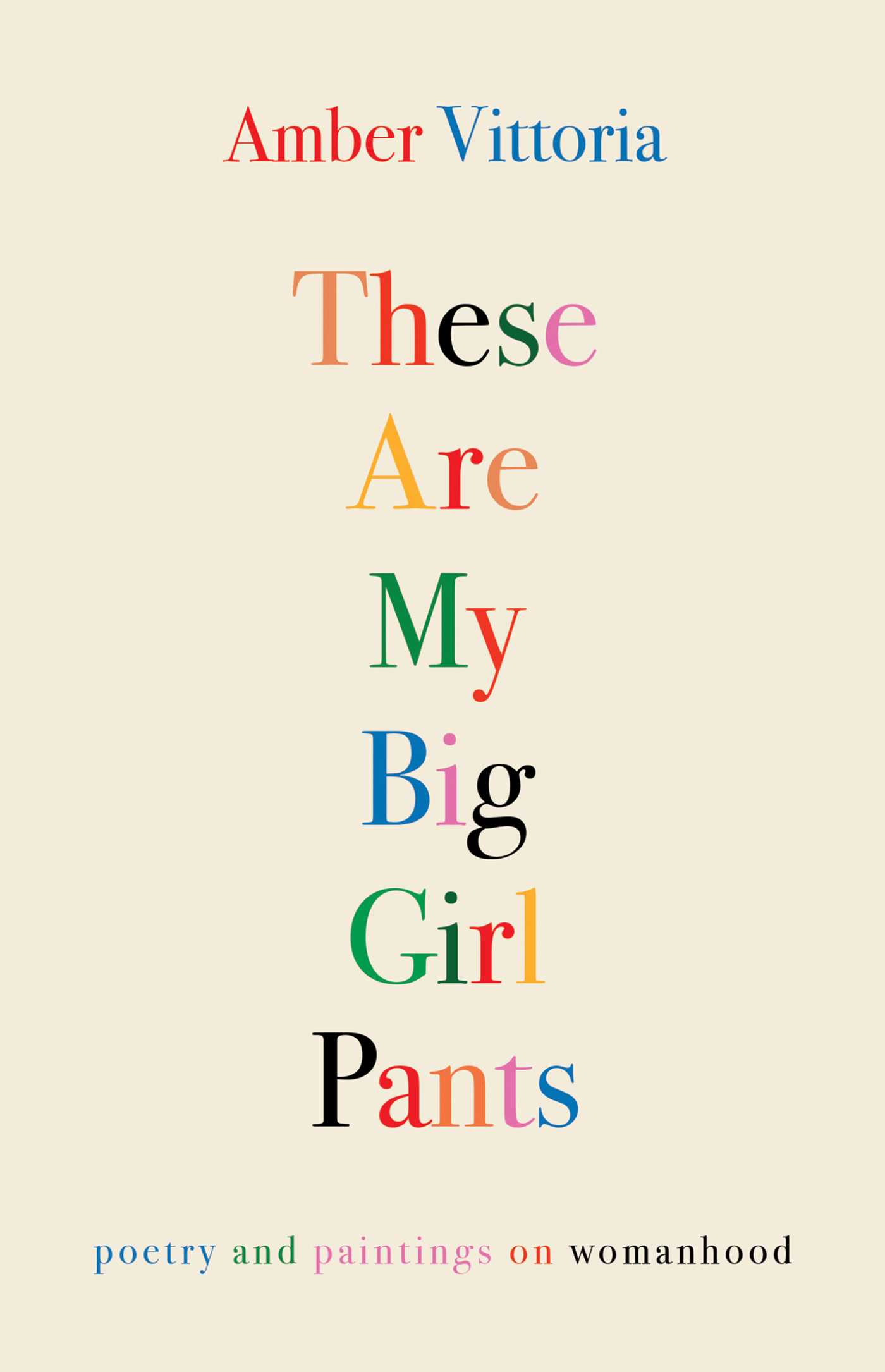 These Are My Big Girl Pants : Poetry and Paintings on Womanhood | Vittoria, Amber