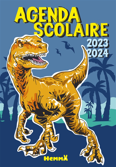 Agenda scolaire 2023-2024 (Dinosaure) | 