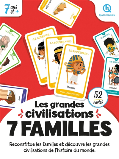 7 familles Civilisations (2nde Ed) | Enfants 5–9 ans 