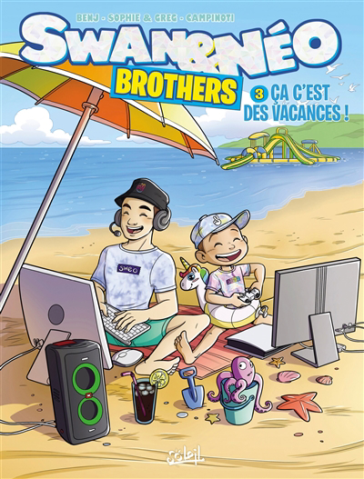 Swan & Néo : brothers T.03 - Ca c'est des vacances ! | Benj