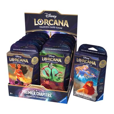 Disney Lorcana - Premier chapitre : Ensemble de départ VF (Starter Deck) | Jeux de cartes et de dés classiques
