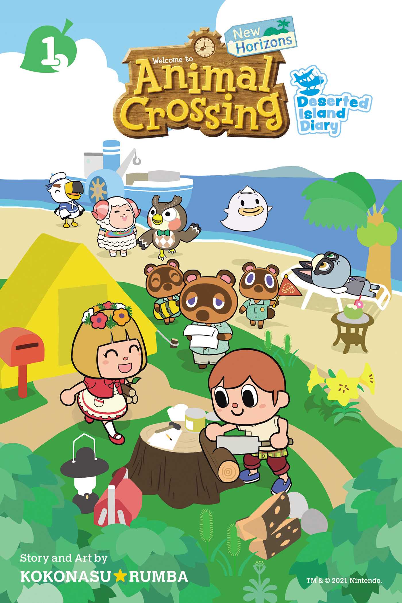 Animal Crossing : New Horizons Vol.1 - Deserted Island Diary | RUMBA, KOKONASU (Auteur)
