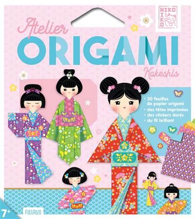 Niko-niko : mon atelier origami kokeshis | Jezewski, Mayumi (Auteur)