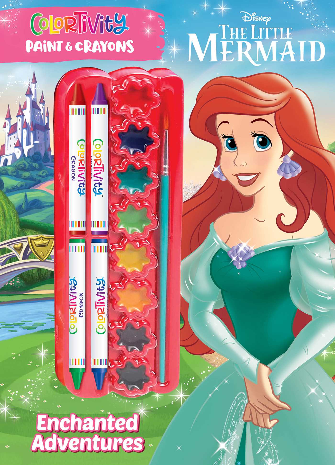 Disney Little Mermaid: Enchanted Adventures : Colortivity Paint &amp; Crayons | 