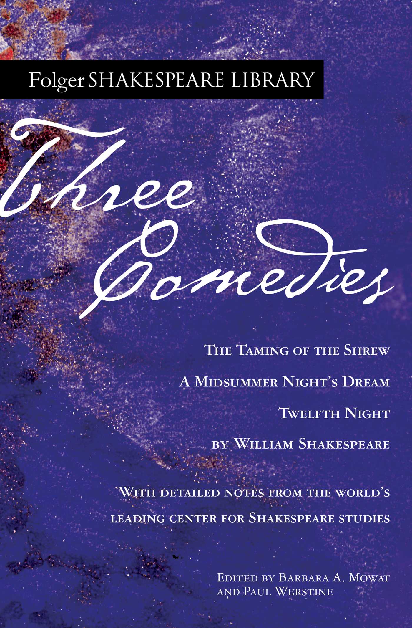 Three Comedies | Shakespeare, William (Auteur)