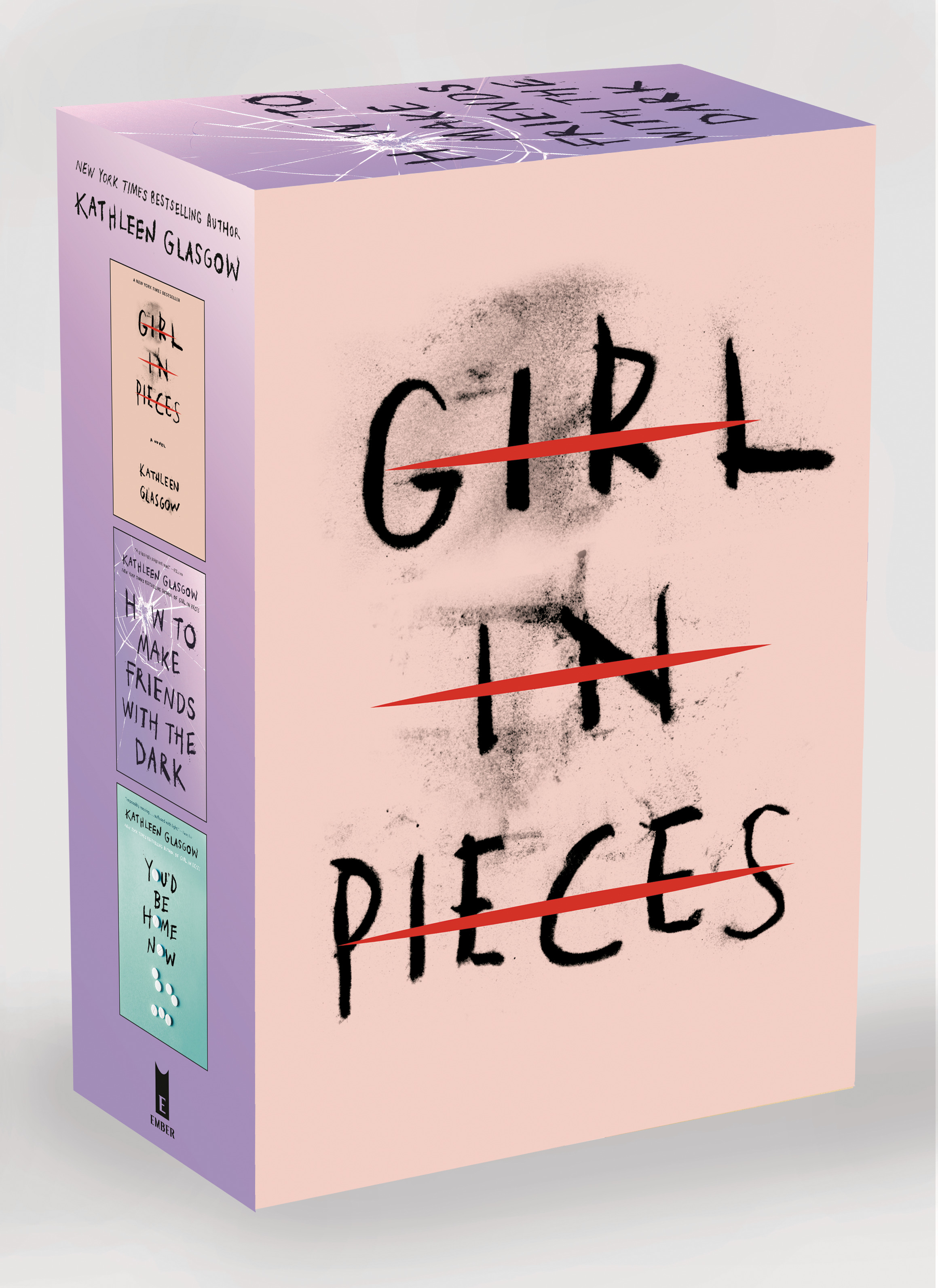 Kathleen Glasgow Three-Book Boxed Set : Girl in Pieces; How to Make Friends with the Dark; You'd Be Home Now | Glasgow, Kathleen (Auteur)