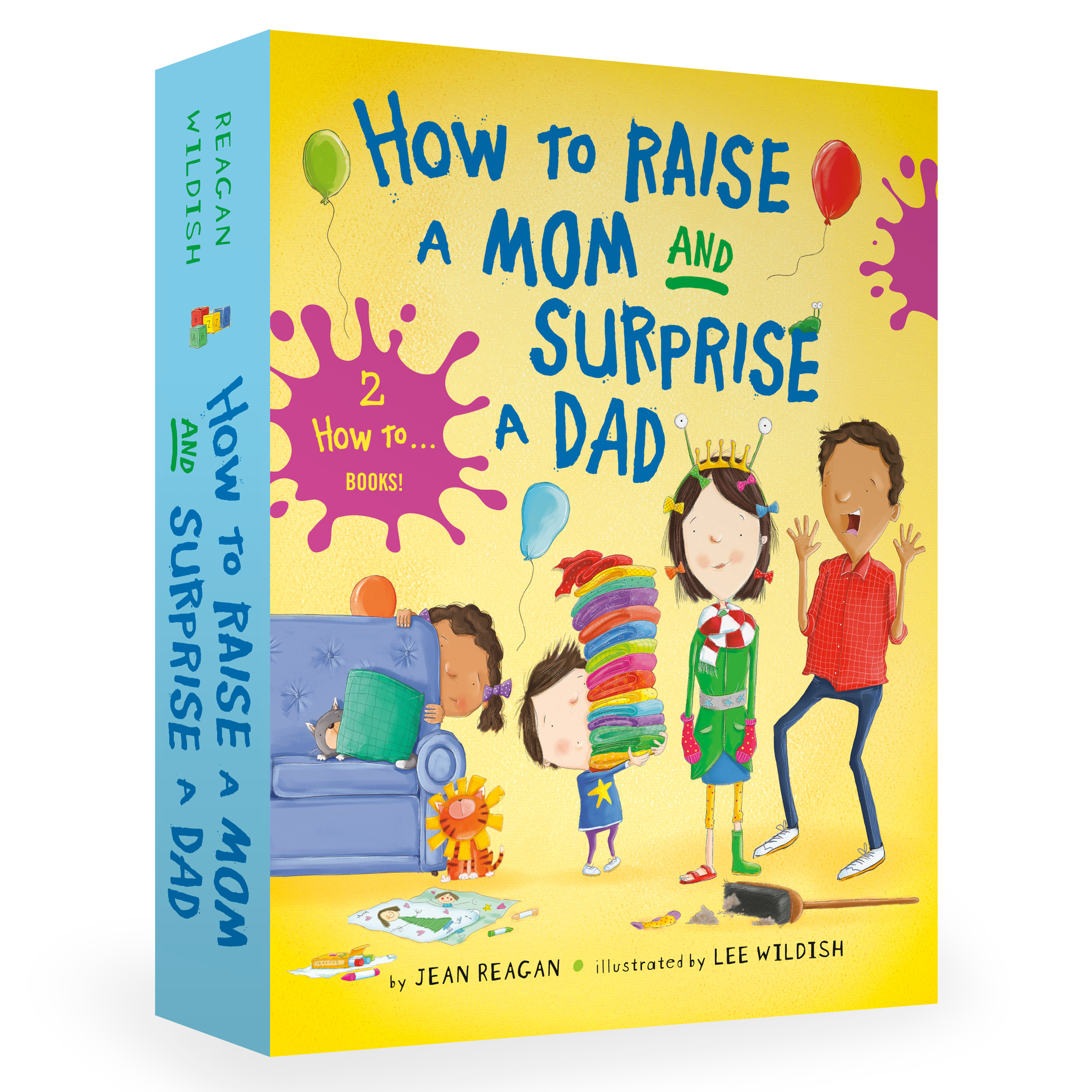 How to Raise a Mom and Surprise a Dad Board Book Boxed Set | Reagan, Jean (Auteur) | Wildish, Lee (Illustrateur)