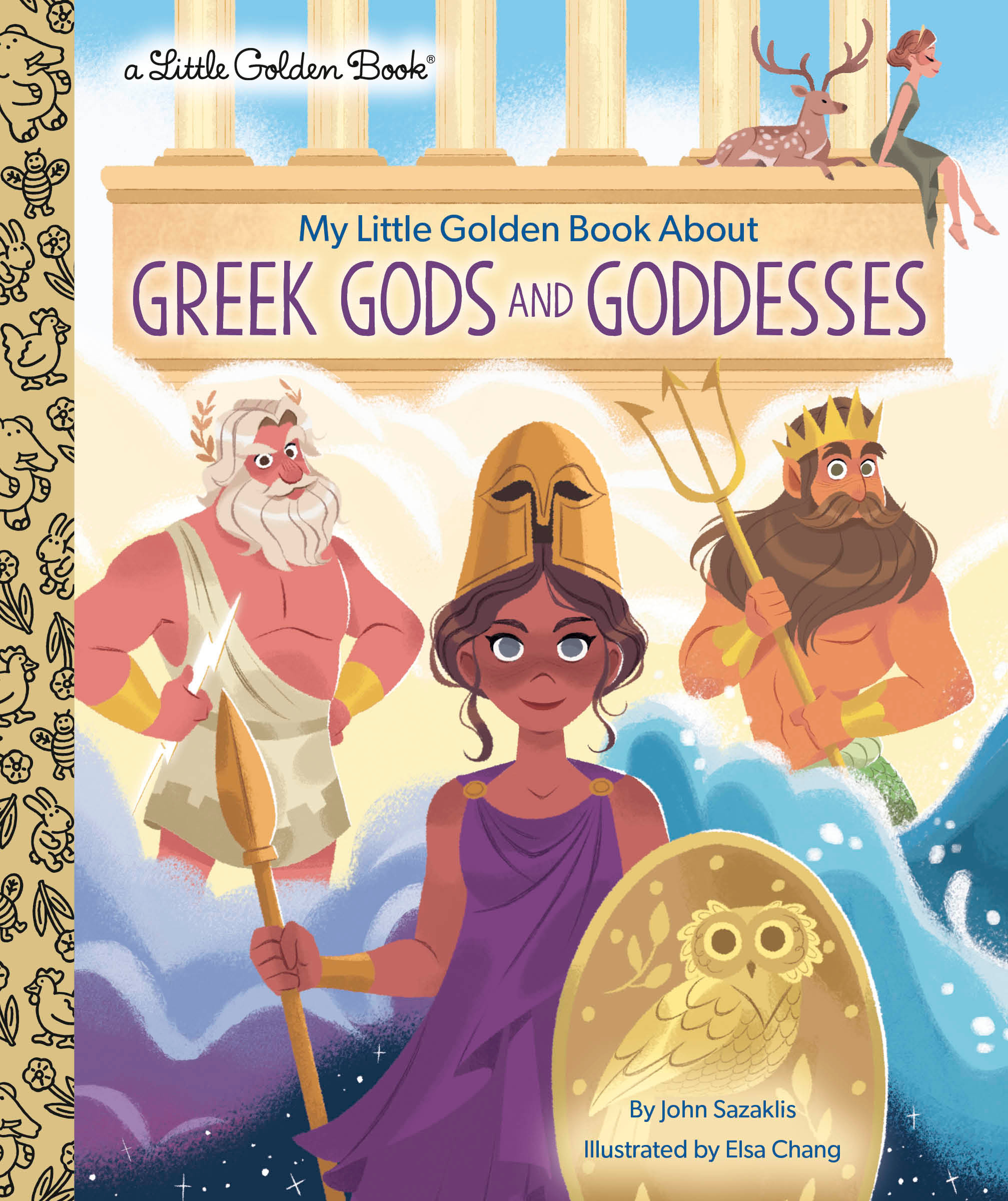My Little Golden Book About Greek Gods and Goddesses | Sazaklis, John (Auteur) | Chang, Elsa (Illustrateur)