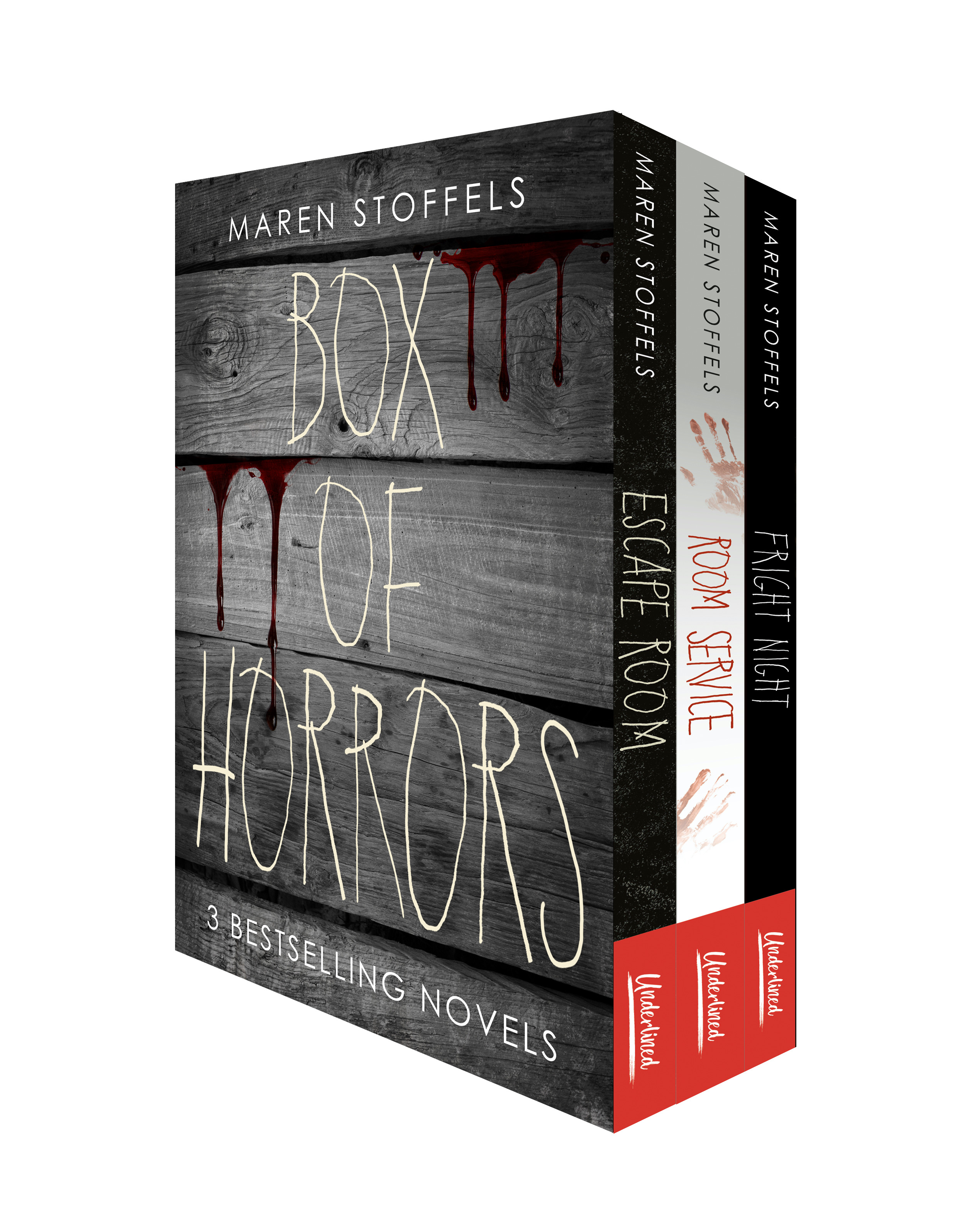 Maren Stoffels Box of Horrors : Escape Room, Fright Night, Room Service | Stoffels, Maren (Auteur)