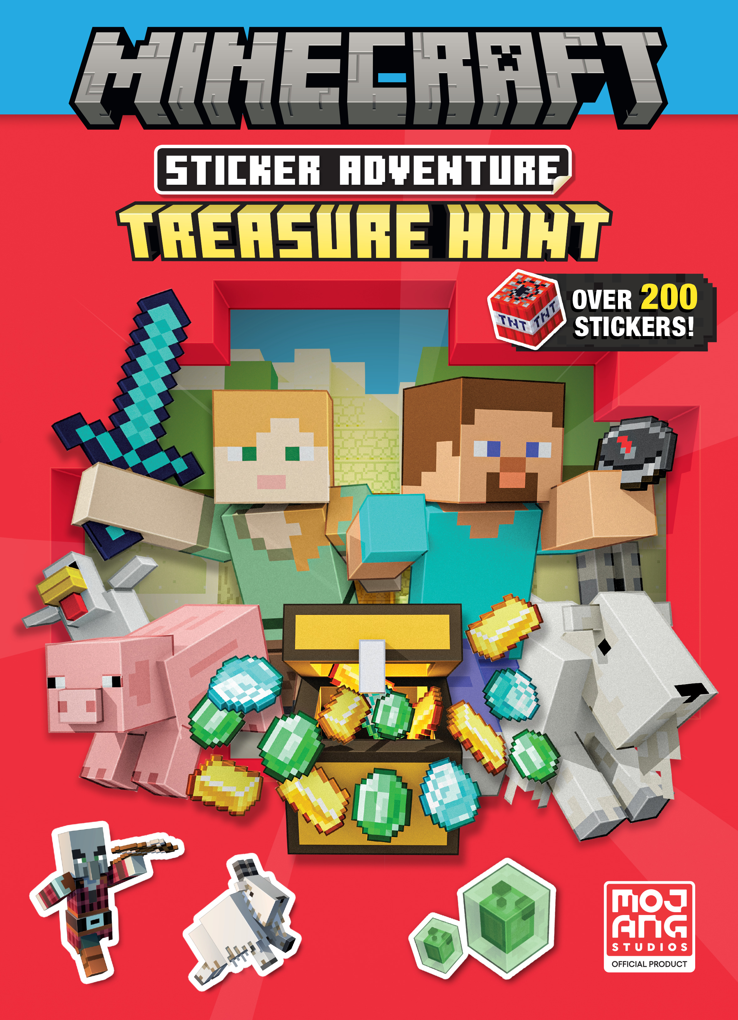 Minecraft Sticker Adventure: Treasure Hunt (Minecraft) | 