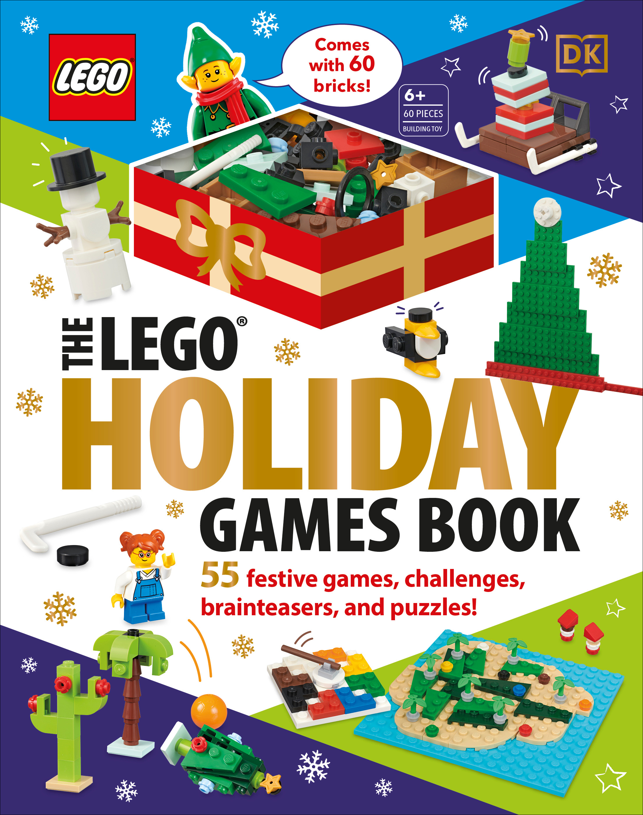 The LEGO Holiday Games Book : 55 Festive Brainteasers, Games, Challenges, and Puzzles | 