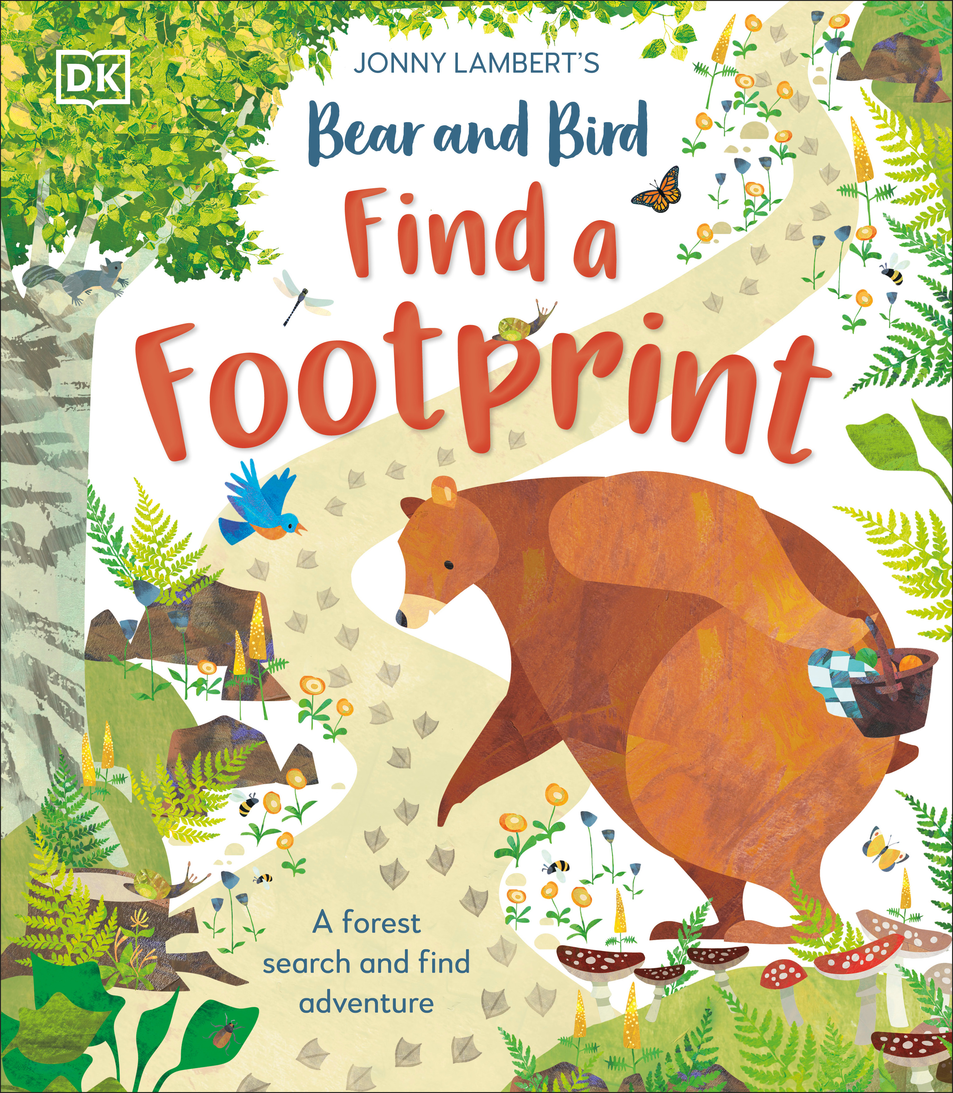 Jonny Lambert’s Bear and Bird: Find a Footprint : A Woodland Search and Find Adventure | Lambert, Jonny (Auteur)