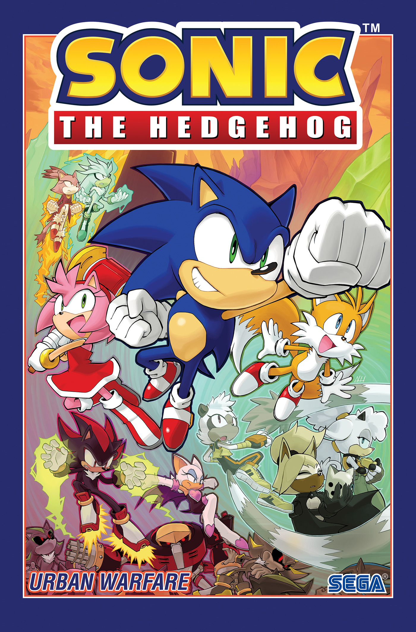 Sonic the Hedgehog Vol.15 - Urban Warfare | Flynn, Ian (Auteur) | Stanley, Evan (Auteur) | Thomas, Adam Bryce (Illustrateur) | Rothlisberger, Thomas (Illustrateur)
