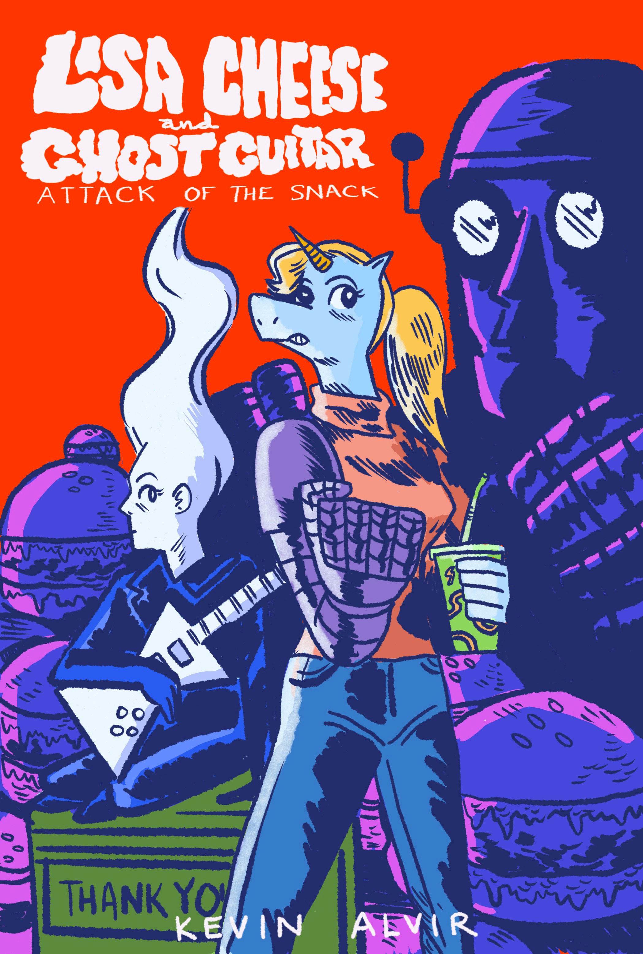 Lisa Cheese and Ghost Guitar (Book 1): Attack of the Snack | Alvir, Kevin (Auteur)