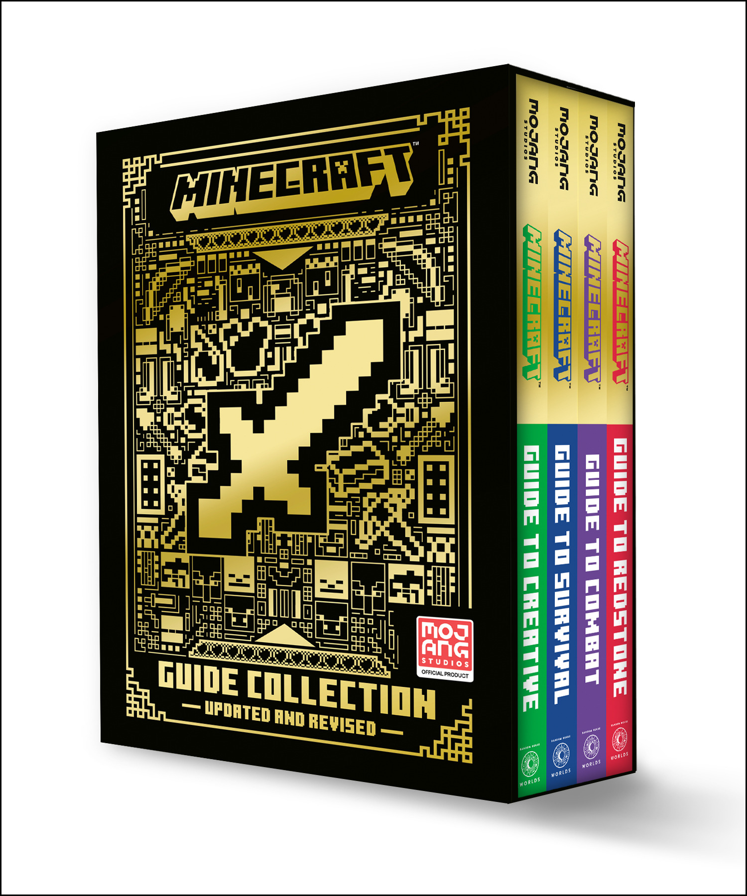 Minecraft: Guide Collection 4-Book Boxed Set (Updated) : Survival (Updated), Creative (Updated), Redstone (Updated), Combat | 