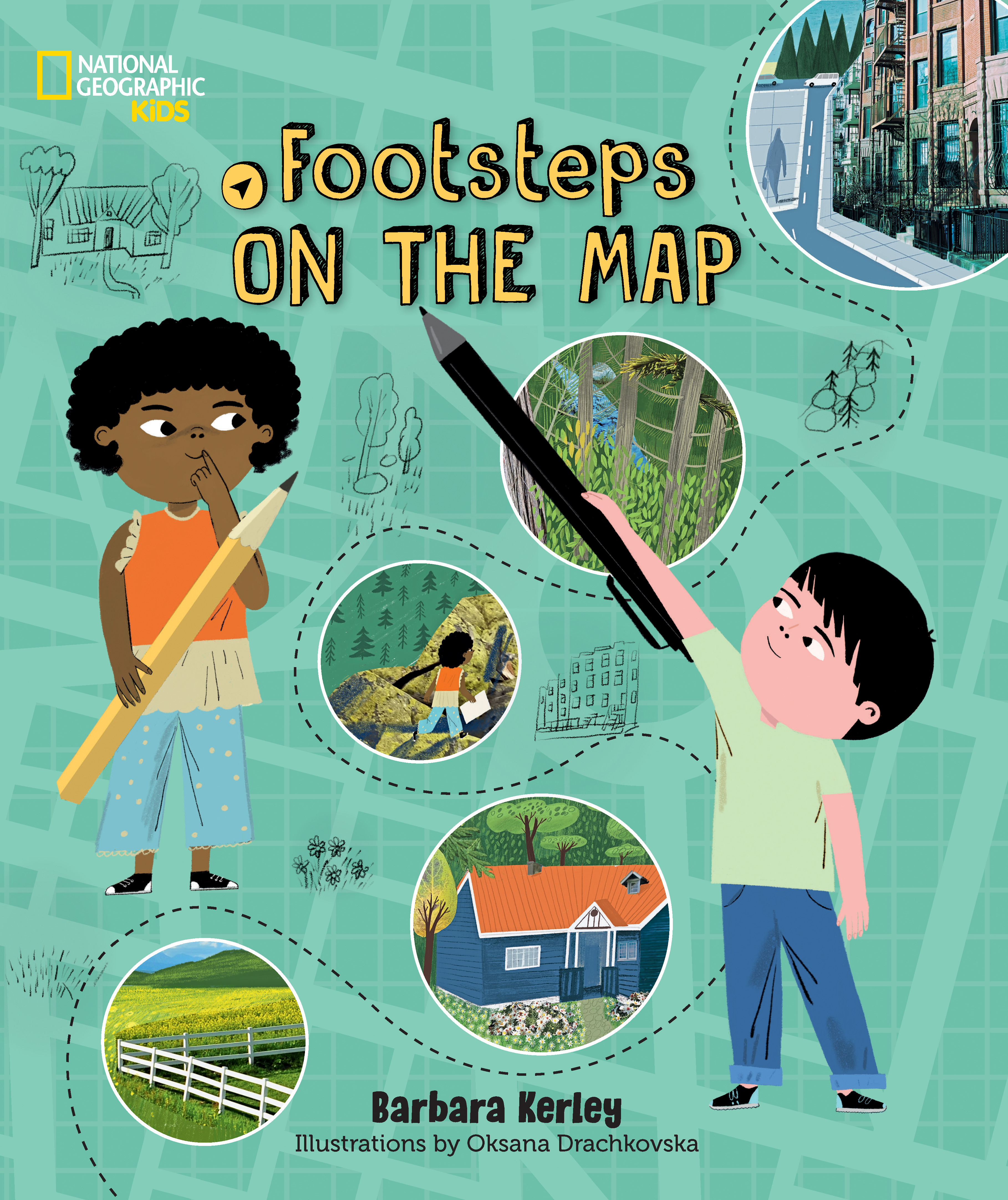 Footsteps on the Map | Kerley, Barbara (Auteur)