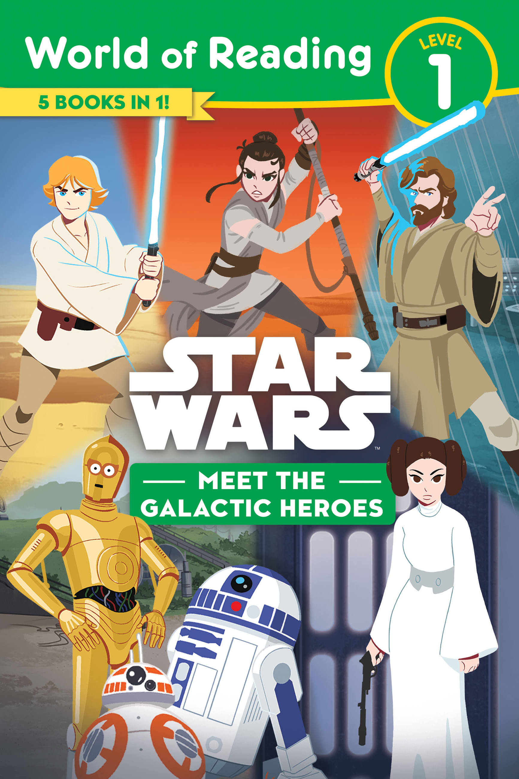 Star Wars: World of Reading: Meet the Galactic Heroes (Level 1 Reader Bindup) | Lucasfilm Press (Auteur)