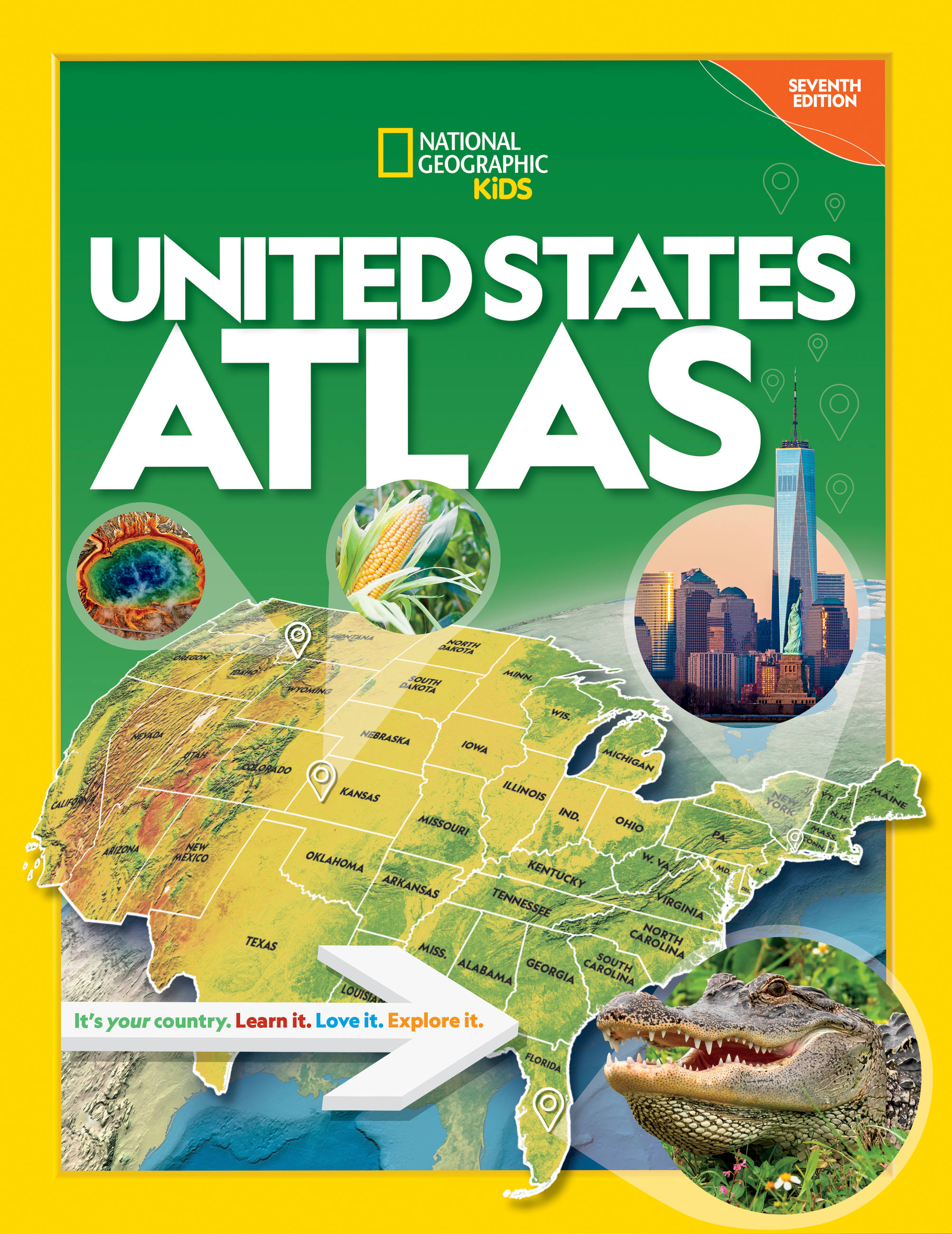 National Geographic Kids United States Atlas 7th edition | 