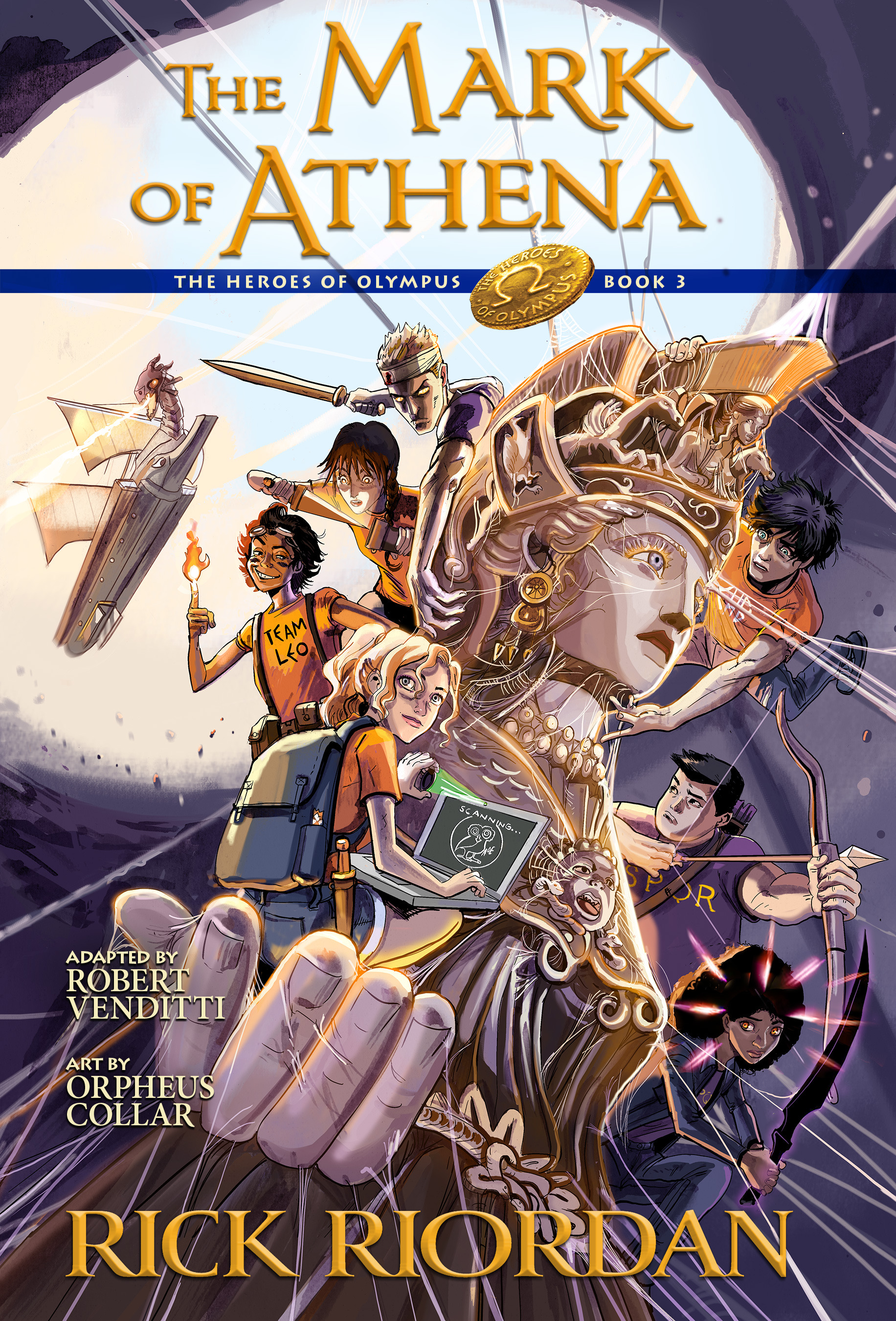 The Heroes of Olympus Vol.03 -  The Mark of Athena : The Graphic Novel | Riordan, Rick (Auteur)