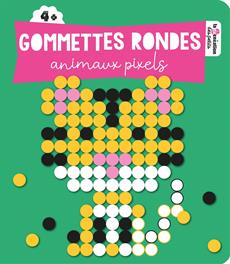 Gommettes rondes Animaux pixels | Shutterstock, Sarah Delattre