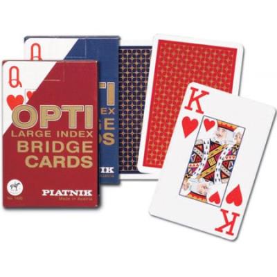 Carte OPTI 2 index - Bridge | Jeux de cartes et de dés classiques