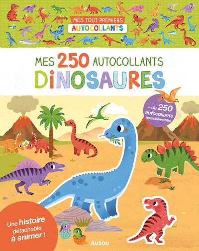 Dinosaures : mes 250 autocollants | Wu, Yi-Hsuan (Illustrateur)