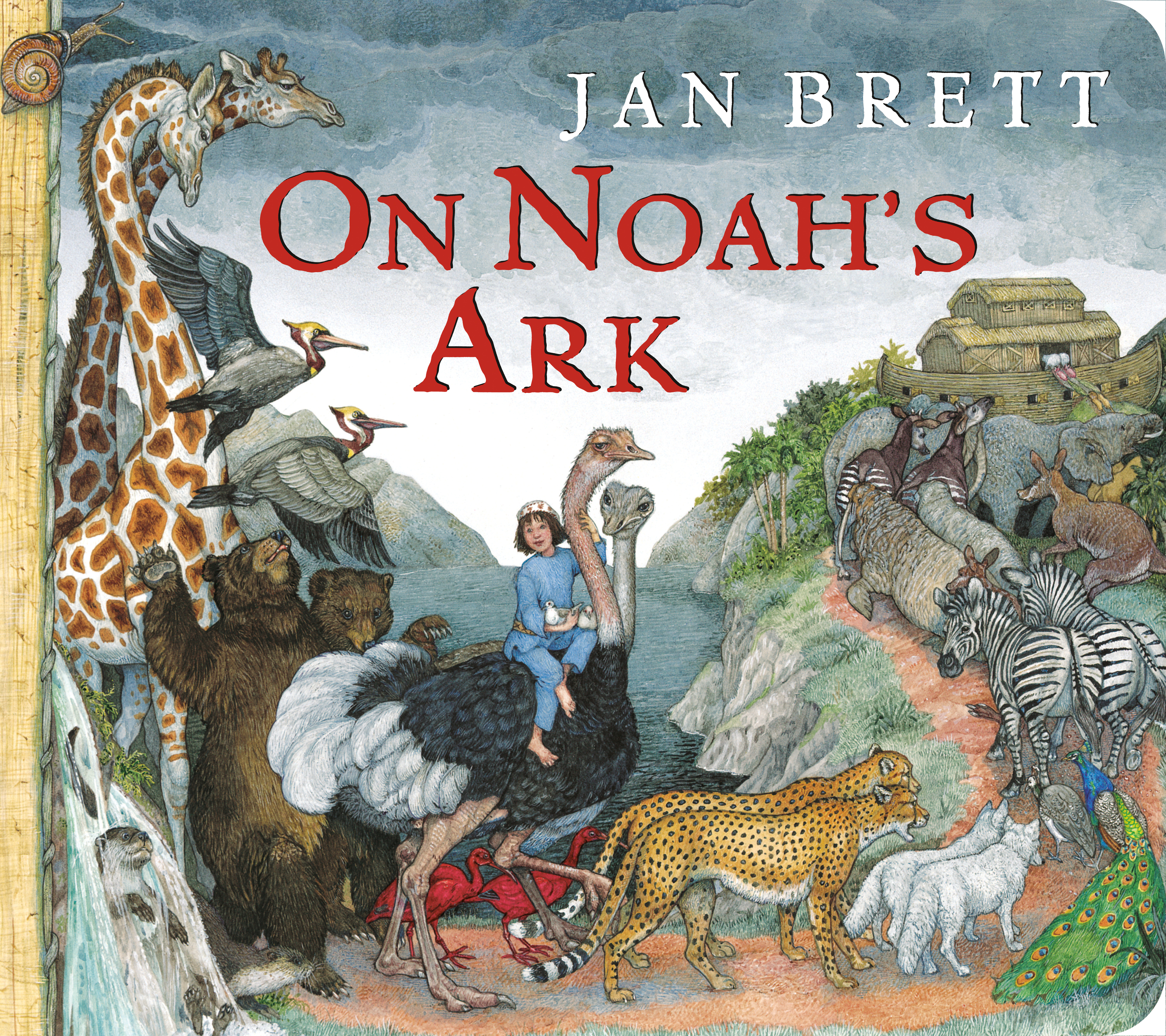 On Noah's Ark : Oversized Board Book | Brett, Jan (Auteur) | Brett, Jan (Illustrateur)