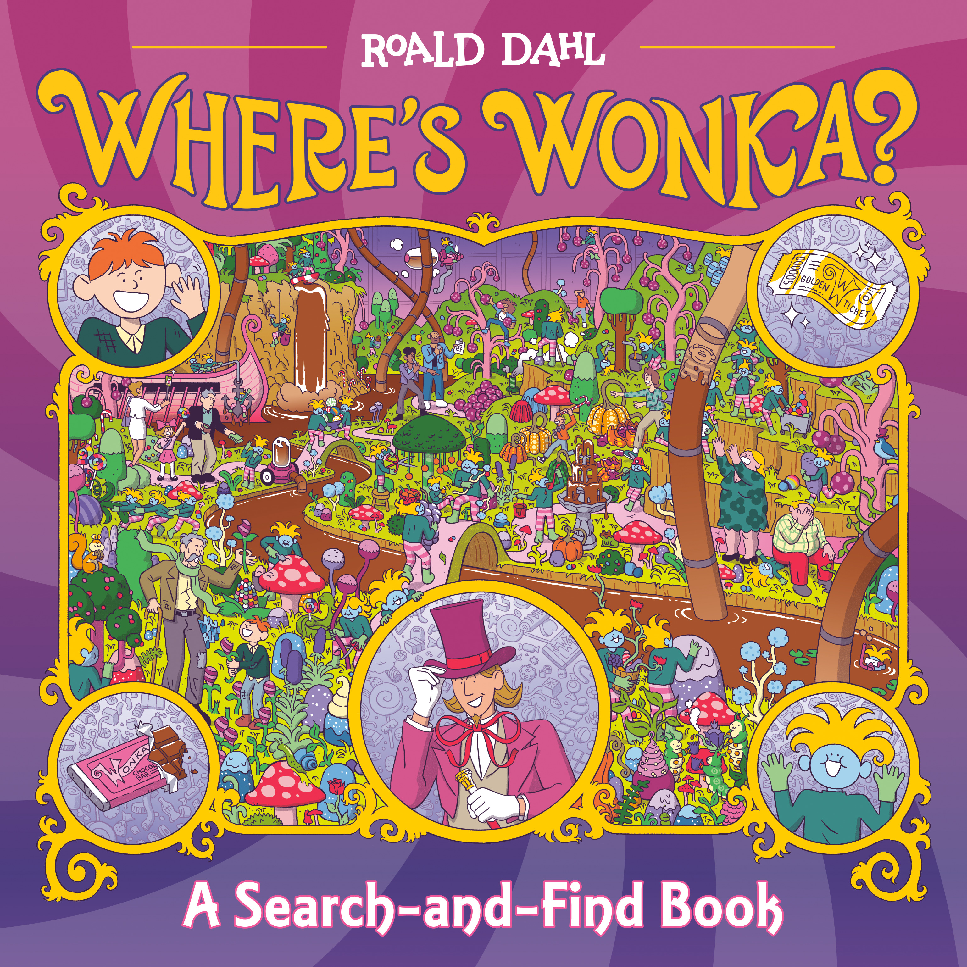 Where's Wonka? : A Search-and-Find Book | Dahl, Roald (Auteur) | McDonald, Wren (Illustrateur)