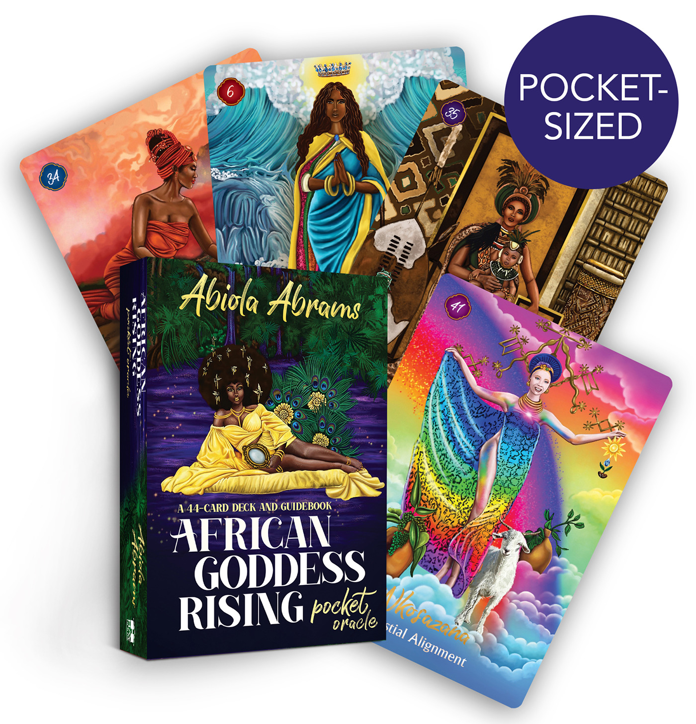 African Goddess Rising Pocket Oracle : A 44-Card Deck and Guidebook | Abrams, Abiola (Auteur)