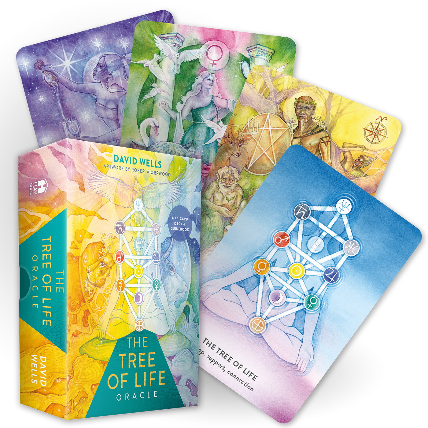 The Tree of Life Oracle : A 44-Card Deck and Guidebook | Wells, David (Auteur) | Orpwood, Roberta (Illustrateur)