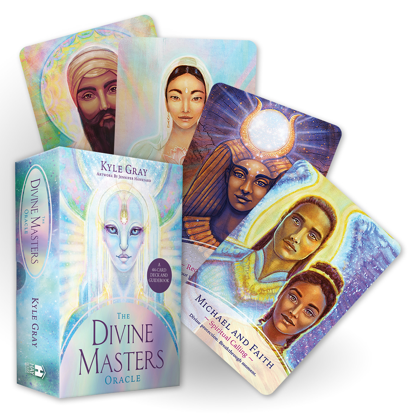 The Divine Masters Oracle : A 44-Card Deck and Guidebook | Gray, Kyle (Auteur) | Hawkyard, Jennifer (Illustrateur)