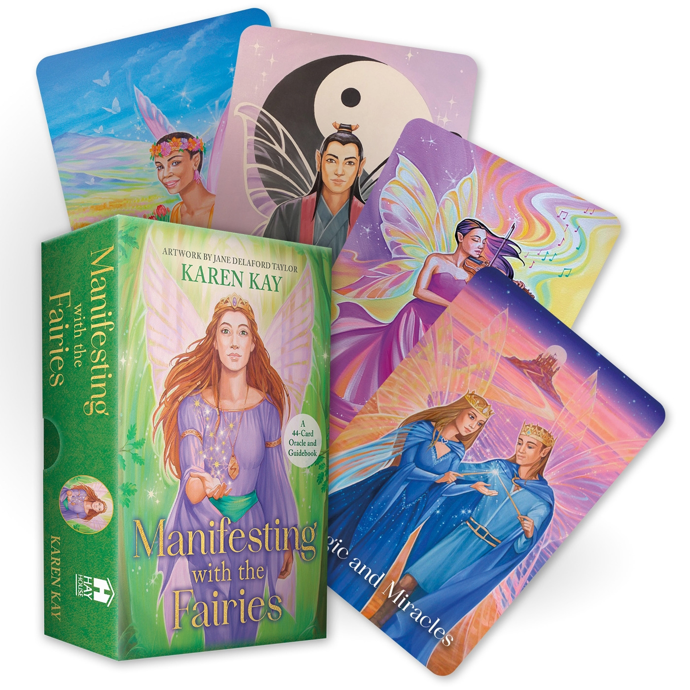 Manifesting with the Fairies : A 44-Card Oracle and Guidebook | Kay, Karen (Auteur) | Delaford Taylor, Jane (Illustrateur)