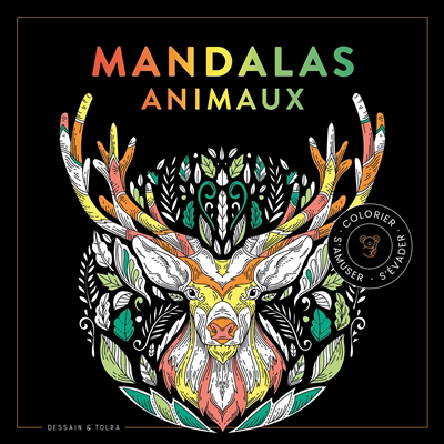 Mandalas animaux : colorier, s'amuser, s'évader | 