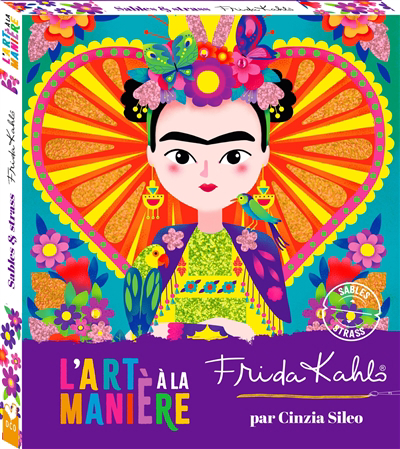 Frida Kahlo : sables, strass | Bricolage divers