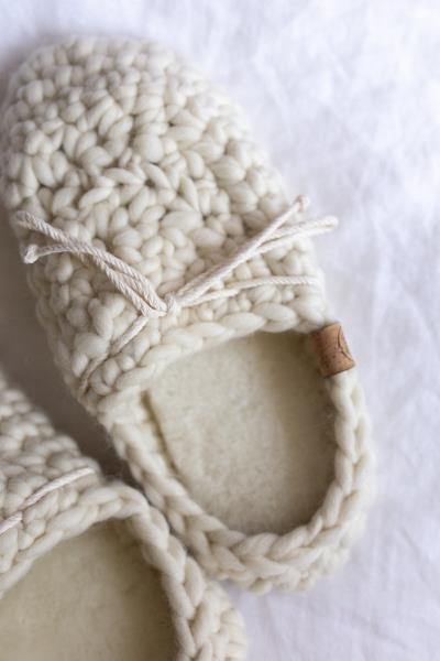 Pantoufle Loafers Adulte couleur Coton - Small | Cadeau