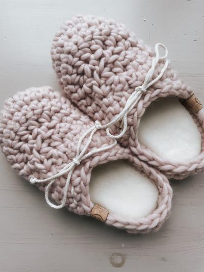 Pantoufle Loafers Adulte couleur Rose-Ballerine - Small | Cadeau