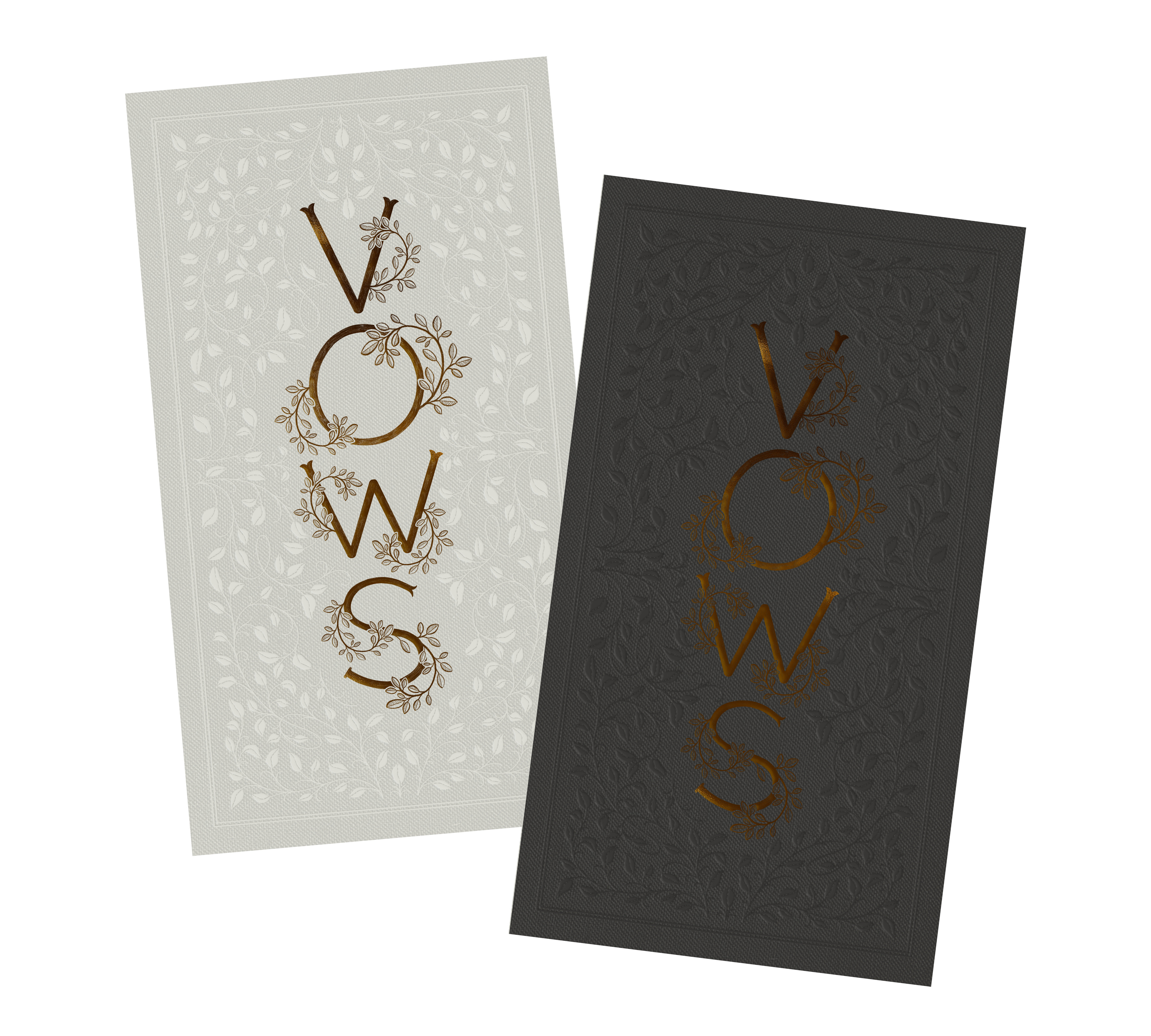 Wedding Vows Book : A Set of Heirloom-Quality Vow Books with Foil Accents and Hand Drawn Illustrations | Herold, Korie (Auteur)