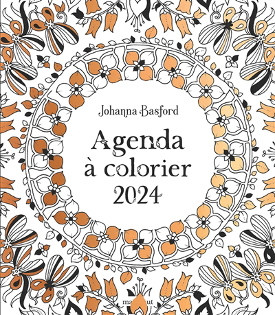 Agenda à colorier 2024 | Basford, Johanna (Auteur)