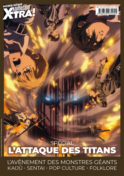 Anime land X-tra, hors série : le premier magazine français de l'animation & du manga. L'attaque des titans | 