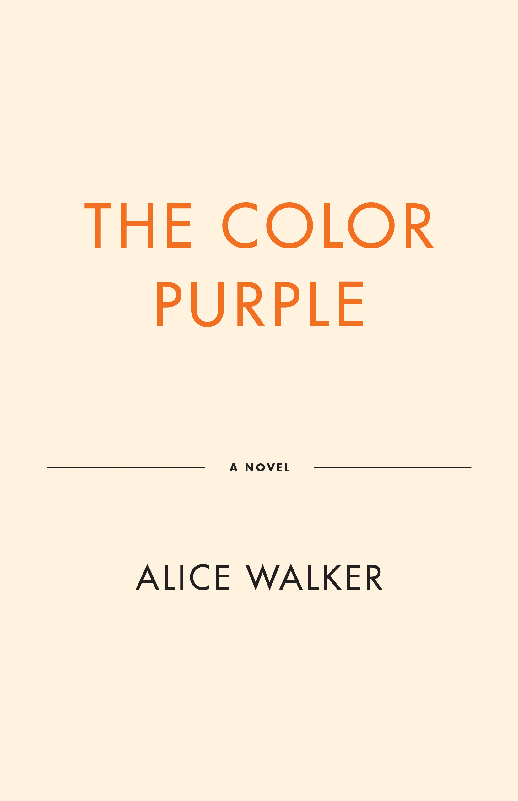 The Color Purple (MTI) : A Novel | Walker, Alice (Auteur)
