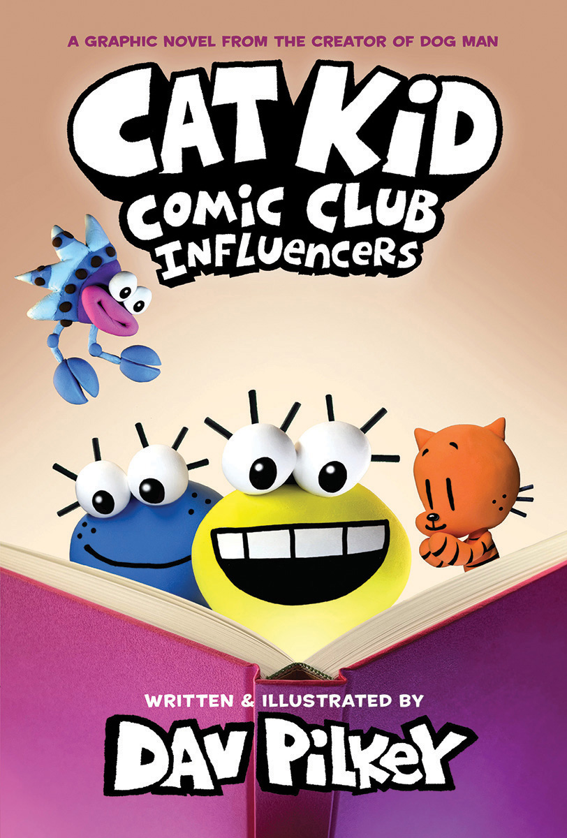 Cat Kid Comic Club Vol.5 - Influencers | Pilkey, Dav (Auteur) | Pilkey, Dav (Illustrateur)
