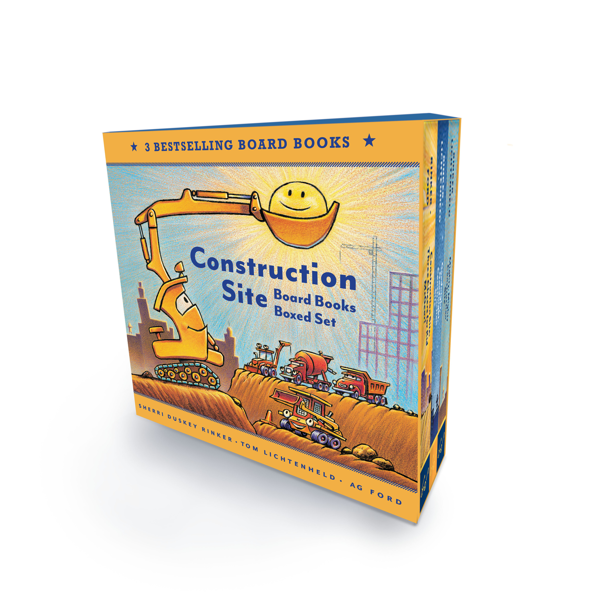 Construction Site Board Books Boxed Set | Rinker, Sherri Duskey (Auteur) | Lichtenheld, Tom (Illustrateur) | Ford, AG (Illustrateur)