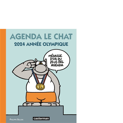 Agenda Le Chat 2024 : année olympique | Geluck, Philippe (Auteur)
