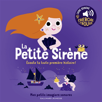 Petite sirène : écoute ta toute première histoire ! (La) | Billet, Marion (Illustrateur)
