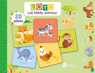 Loto - Les bébés animaux  | Logique