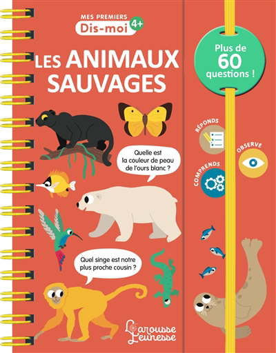 Mes premiers dis-moi - Les animaux sauvages | Jugla, Cécile (Auteur) | Monsieur Dupont (Illustrateur)