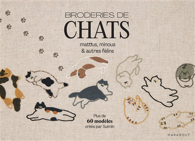 Broderies de chats : matous, minous & autres félins | Suimin (Auteur)